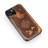 iPhone 13 Mini | Coque en Bois Naturel BEWOOD Compass Merbau