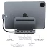 Support Hub 6-en-1 SATECHI Aluminium Stand pour iPad / iPad Pro