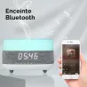 Diffuseur Huiles Essentielles | Enceinte Bluetooth | Réveil