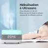 Diffuseur Huiles Essentielles | Enceinte Bluetooth | Réveil