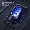 Chargeur Allume-Cigare MultiPorts JOYROOM CL03 | 5 Ports USB