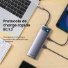 Hub USB-C 12-en-1 BASEUS Metal Gleam Série
