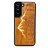 Coque en Bois Naturel BEWOOD Montagnes Imbuia pour SAMSUNG Galaxy S22+