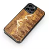 Coque en Bois Naturel BEWOOD Montagnes Imbuia pour iPhone 13 Pro