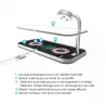 Triple Chargeur Induction ZENS Dual + Watch en Aluminium