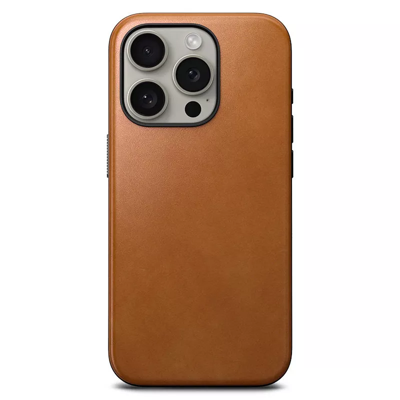 iPhone 15 Pro | Coque MagSafe NOMAD Modern Leather en Cuir