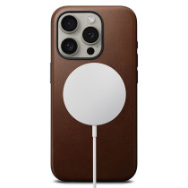 iPhone 15 Pro | Coque MagSafe NOMAD Modern Leather en Cuir