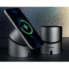 Chargeur Induction MagSafe TIKTAALIK Alu avec Enceinte BT