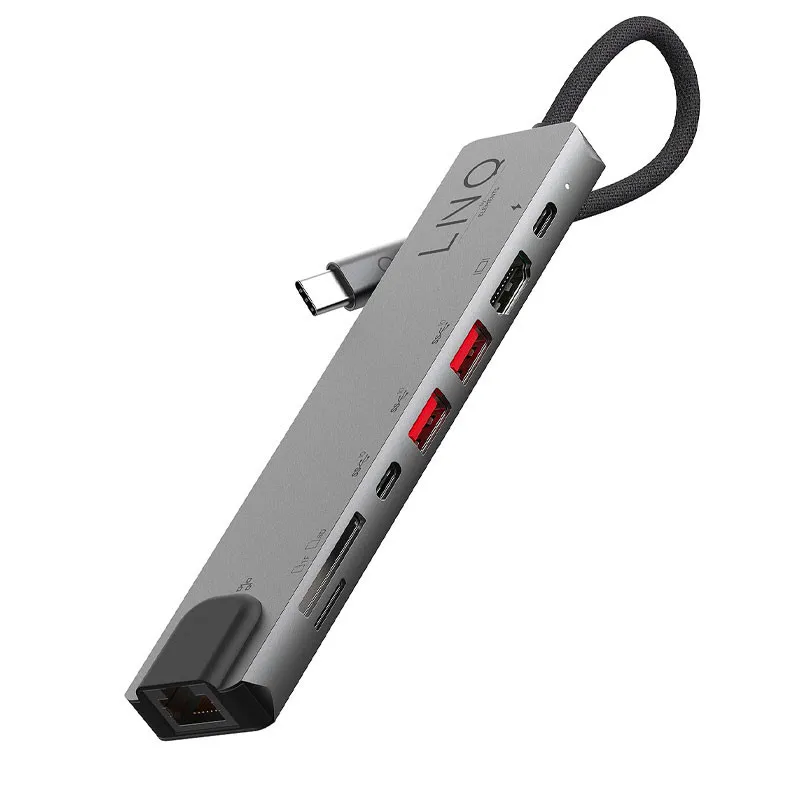 Hub USB-C LINQ Multiport Pro 8-en-1 Hub USB-C LINQ Multiport Pro 8-en-1