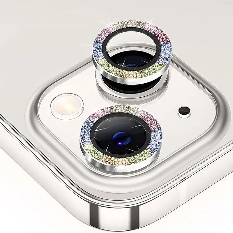 Protection Caméra ENKAY Glitter Séries pour iPhone 13 Mini