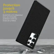 Galaxy S22 Ultra | Coque RHINOSHIELD SolidSuit Fibre Carbone