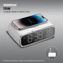 Station Réveil Induction MOMAX Q.Clock 5