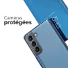 Étui de Protection Flip Cover Effet Miroir pour Galaxy S22+