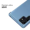 Étui de Protection Flip Cover Effet Miroir pour Galaxy S22 Ultra