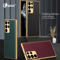 Coque Galvanisée GKK Plating Série pour Galaxy S22 Ultra