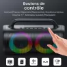 Enceinte Bluetooth JOYROOM MW02 avec 9 Effets Lumineux RVB
