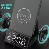 Station Réveil X7 - Chargeur Induction | Enceinte | Réveil | Radio FM
