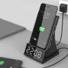 Station Réveil X7 - Chargeur Induction | Enceinte | Réveil | Radio FM