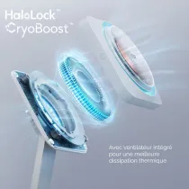 Chargeur Induction MagSafe ESR HaloLock 2-en-1 avec CryoBoost