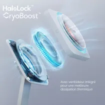 Chargeur Induction MagSafe ESR HaloLock 3-en-1 avec CryoBoost