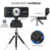 Webcam HXSJ S4 Full HD 1080P Autofocus