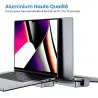Station d'Accueil 12-en-2 INVZI MagHub pour MacBook Pro/Air