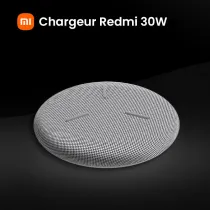 Chargeur Induction XIAOMI Redmi 30W | Revêtement en Tissu