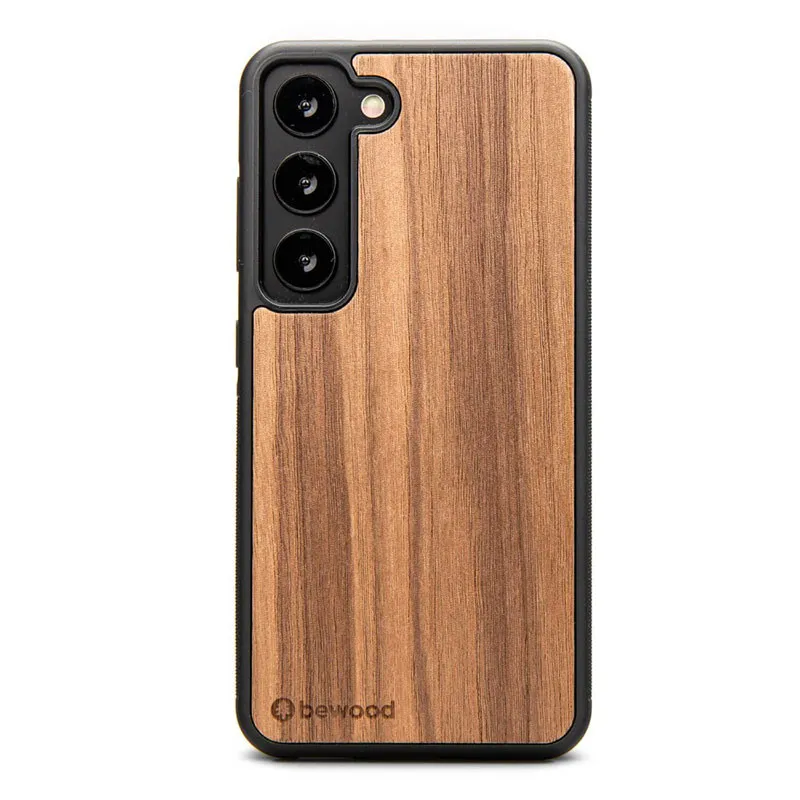 Galaxy S23 | Coque en Bois Naturel BEWOOD Noyer Américain Galaxy S23 | Coque en Bois Naturel BEWOOD Noyer Américain