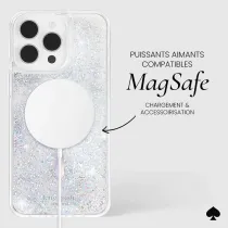 iPhone 15 Pro | Coque MagSafe KATE SPADE Liquid Glitter