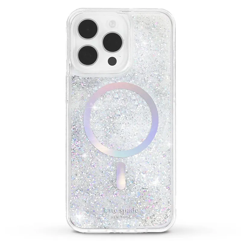 iPhone 15 Pro Max | Coque MagSafe KATE SPADE Liquid Glitter iPhone 15 Pro Max | Coque MagSafe KATE SPADE Liquid Glitter
