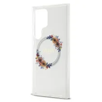Galaxy S24 Ultra | Coque Translucide GUESS Flowers Wreath MagSafe