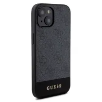 iPhone 15 | Coque MagSafe GUESS Monogramme 4G & Stripes