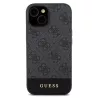 iPhone 15 | Coque MagSafe GUESS Monogramme 4G & Stripes