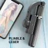 Perche Selfie avec Stabilisateur & Trépied Amovible