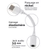Adaptateur USB-C / Jack 3,5 mm - Certifié MFi