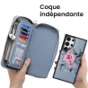 Galaxy S24 Ultra | Étui Portefeuille 2-en-1 & Coque Indépendante
