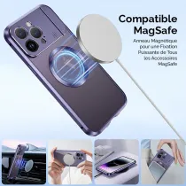 iPhone 15 | Coque MagSafe avec Cache Caméra & Aromathérapie