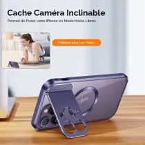 iPhone 15 Pro Max | Coque MagSafe avec Cache Caméra & Aromathérapie