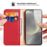 Galaxy S24 Plus | Étui Portefeuille DUX DUCIS Hivo en Cuir