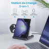 Chargeur 3-en-1 pour Galaxy Fold & Flip | Galaxy Watch