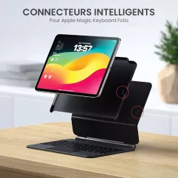 iPad Pro 11' - Coque Magnétique SATECHI en Cuir Végétalien