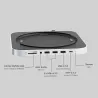 Hub SATECHI avec Emplacement NVME M.2 SATA pour Mac Mini