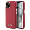 iPhone 15 | Coque Silicone GUESS Script Logo Métal
