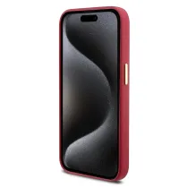 iPhone 15 Pro Max | Coque Silicone GUESS Script Logo Métal