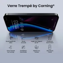 iPhone 15 | Protection d'Écran Privée BENKS en Verre Trempé by Corning