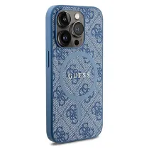 iPhone 15 Pro | Coque MagSafe GUESS Monogramme 4G & Logo