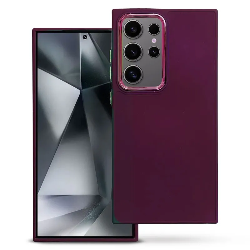 Galaxy S24 Ultra | Coque Silicone FRAME Cadre Caméra Coloré