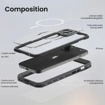 iPhone 15 Plus | Coque Étanche REDPEPPER Compatible MagSafe