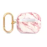 AirPods 3 | Étui GUESS Marble Strap avec Mousqueton