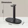 Chargeur Induction 4-en-1 avec Port USB-C & Support Casque